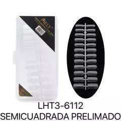 Tips Semicuadrada PreLimadas Mely 240pcs LHT-6112