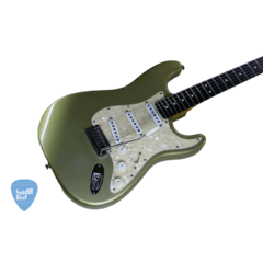 FENDER STRATOCASTER AMERICAN PLUS DELUXE INCA SILVER 1997 GUITARRA - tienda online