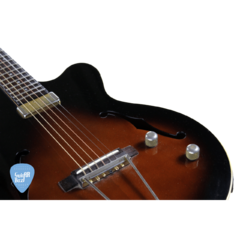 YAMAHA AEX500 THINLINE PIEZO MINI HUMBUCKER VINTAGE SUNBURST 1998 GUITARRA JAZZ en internet