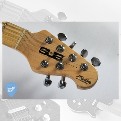 STERLING by Musicman SUB Series AX3 Axis TransRed Guitarra Electrica - tienda online