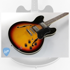 PARQUER 335 Cherry Sunburst Guitarra Electrica SemiHollow Jazz - tienda online