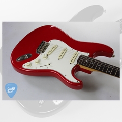 SQUIER by Fender Stratocaster Standard JAPON Ferrari Red Vintage 1993 Guitarra Electrica - tienda online