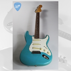 SQUIER by Fender Stratocaster Standard JAPON Sonic Blue Vintage 1993 Guitarra Electrica en internet