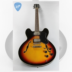 PARQUER 335 Cherry Sunburst Guitarra Electrica SemiHollow Jazz en internet