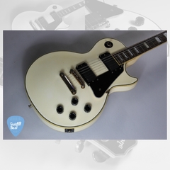 EPIPHONE LES PAUL Custom Alpine White 2008 Set EMG Guitarra Electrica - GuitarBazar