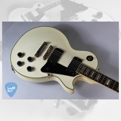 EPIPHONE LES PAUL Custom Alpine White 2008 Set EMG Guitarra Electrica - tienda online