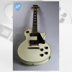 EPIPHONE LES PAUL Custom Alpine White 2008 Set EMG Guitarra Electrica - GuitarBazar