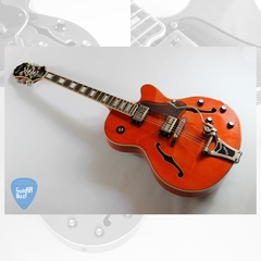 EPIPHONE EMPEROR SWINGSTER Custom Shop Limited Bigsby Sunrise Orange Guitarra Electrica