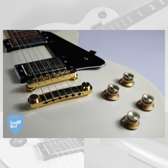 EPIPHONE LES PAUL Royale Pearl White 2011 Custom Shop Guitarra Electrica - GuitarBazar