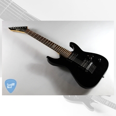 ESP Ltd M-17 Black 7 cuerdas Stratocaster SuperStrat Guitarra Electrica - comprar online