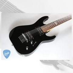 Imagen de ESP Ltd M-17 Black 7 cuerdas Stratocaster SuperStrat Guitarra Electrica