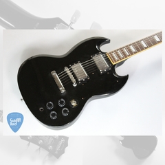 SAMICK SG Standard Artist Series KOREA 1999 Black Guitarra Electrica - GuitarBazar