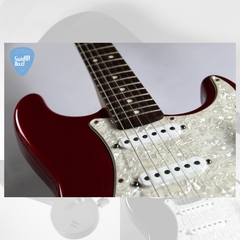 FENDER Stratocaster Deluxe Powerhouse MEXICO 1998 Candy Apple Red Activo 12v Guitarra Electrica