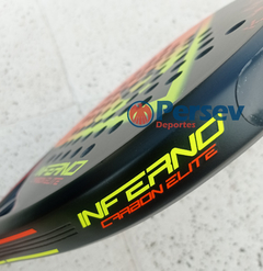 Paleta Padel DUNLOP INFERNO + Tubo pelotas Dunlop Team x3 SUPER PROMO 3 CUOTAS SIN INTERES Y ENVIO GRATIS!!! - PERSEVDEPORTES