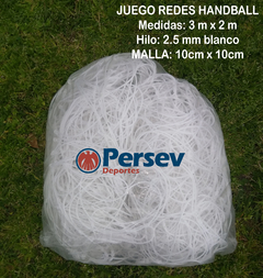 Juego de Redes para arco de Handball 3x2 Polietileno Hilo 2.5mm - comprar online