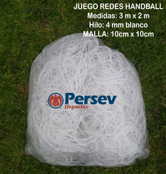 Juego de Redes para arco de Handball 3x2 Polietileno Hilo 4 mm - comprar online