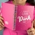 Caderno - Always look on the pink side - Mia Presentes & Papelaria