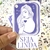 Tags Com a sua Logo personalizada - 5x5cm (100 unidades)