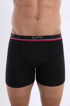 CUECA BOXER ALGODAO 523-003 PRETO