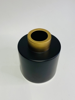 VASO P C/ DETALHE DOURADO PRETO FOSCO 55423 - comprar online