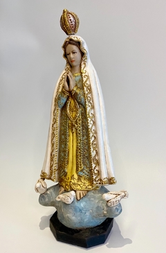 NOSSA SRA DE FATIMA 40CM COLORIDA na internet