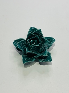 FLOR VERDE EM CERAMICA - 7645