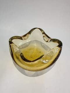 BOWL MAGNÓLIA SALMAO C/OURO EM CRISTAL GILENO - comprar online