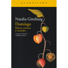 Libros Dador - Domingo | Natalia Ginzburg 