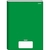 Caderno brochura 1/4 (capa dura) Stiff 48 Folhas Verde - Jandaia