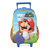 MOCHILA COM RODINHAS SUPER MARIO IC37552MO-AZUL