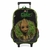 MOCHILA GUARDIOES DAS GALAXIAS GROOT COM RODAS VERDE