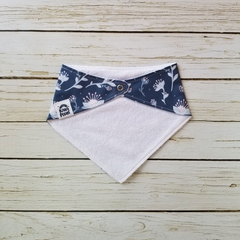 Babero Bandana Flor azul - comprar online