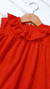 Conjunto Carol Pierrot Rojo Vestido + Bombachudo 6M - comprar online