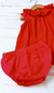 Conjunto Carol Pierrot Rojo Vestido + Bombachudo 6M en internet