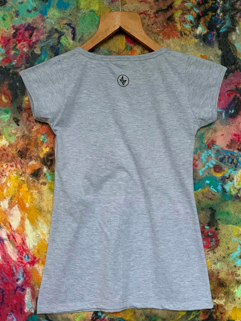 Remera 2025 gris mujer