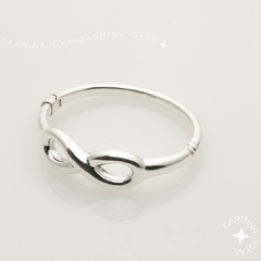 PULSERA PLATA INFLADA INFINITO