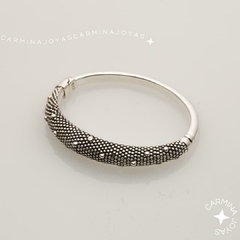 PULSERA PLATA INFLADA GRACE