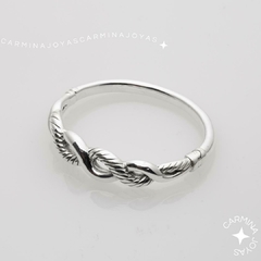 PULSERA PLATA INFLADA BOUND