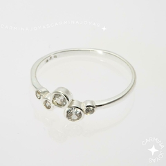 ANILLO STELLA PLATA 925 Y CUBIC