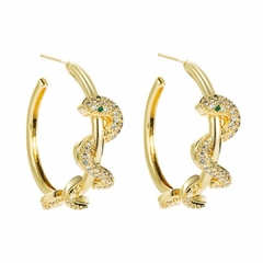 AROS MORAVIA CRISTAL SNAKE - comprar online