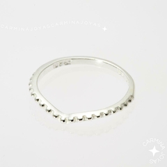 ANILLO DOT PLATA 925