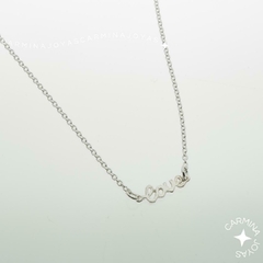 COLLAR PLATA 925 LOVE - comprar online