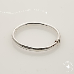 PULSERA PLATA INFLADA ELITE