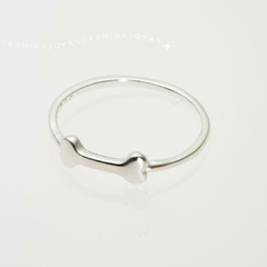 ANILLO BONE PLATA 925