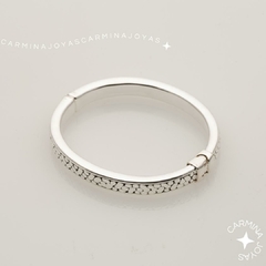 PULSERA PLATA INFLADA POLY