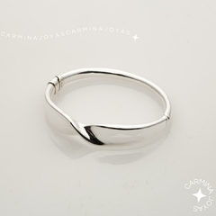 PULSERA PLATA INFLADA TINA