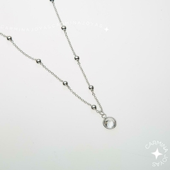 COLLAR PLATA 925 Y CUBIC LUPE - comprar online