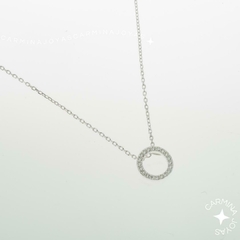 COLLAR PLATA 925 Y CUBIC ENDLESS - comprar online