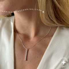 COLLAR PLATA 925 Y CUBIC NEBRASKA en internet