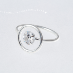 anillo plata 925 y cubic